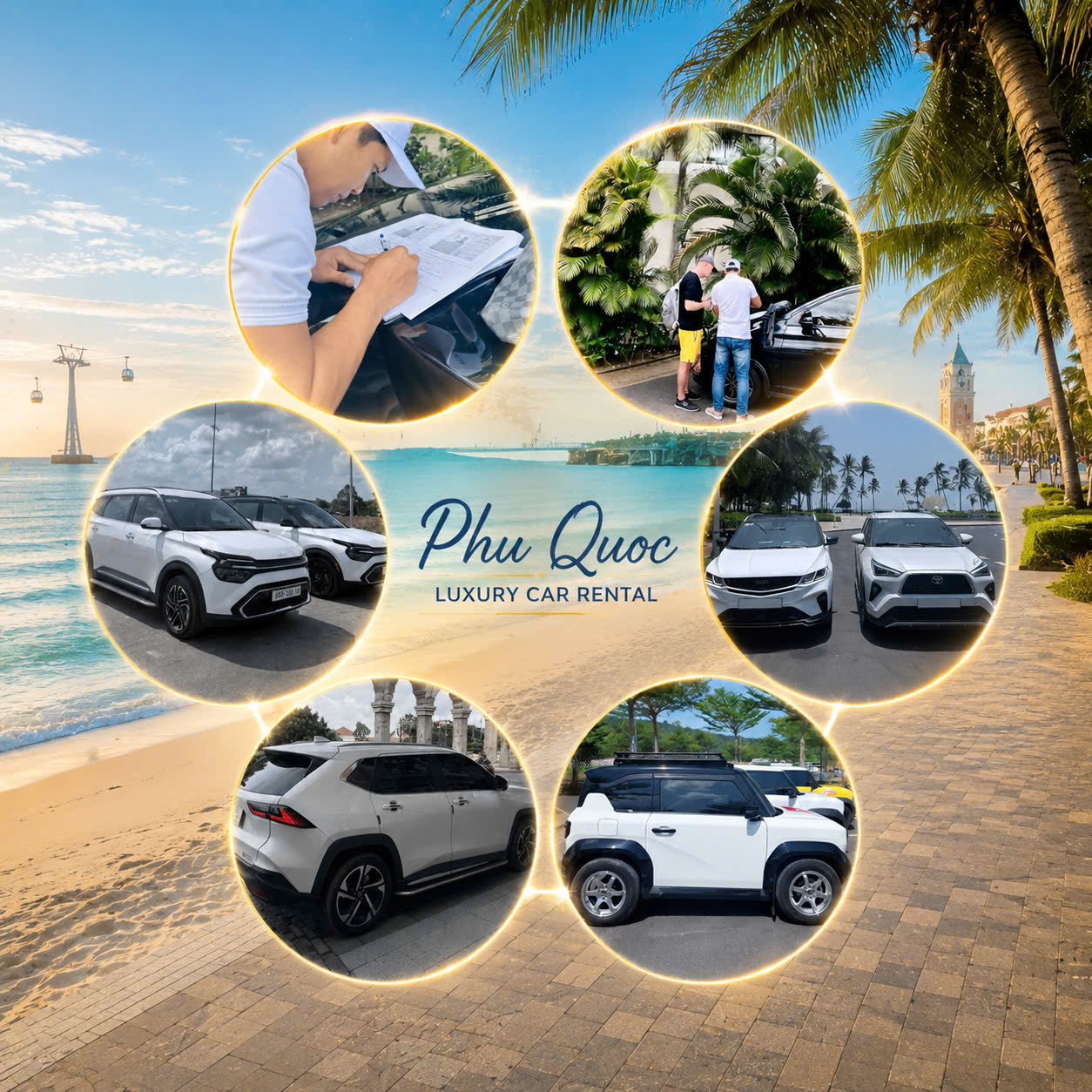 Which car rental service is available in Phu Quoc?