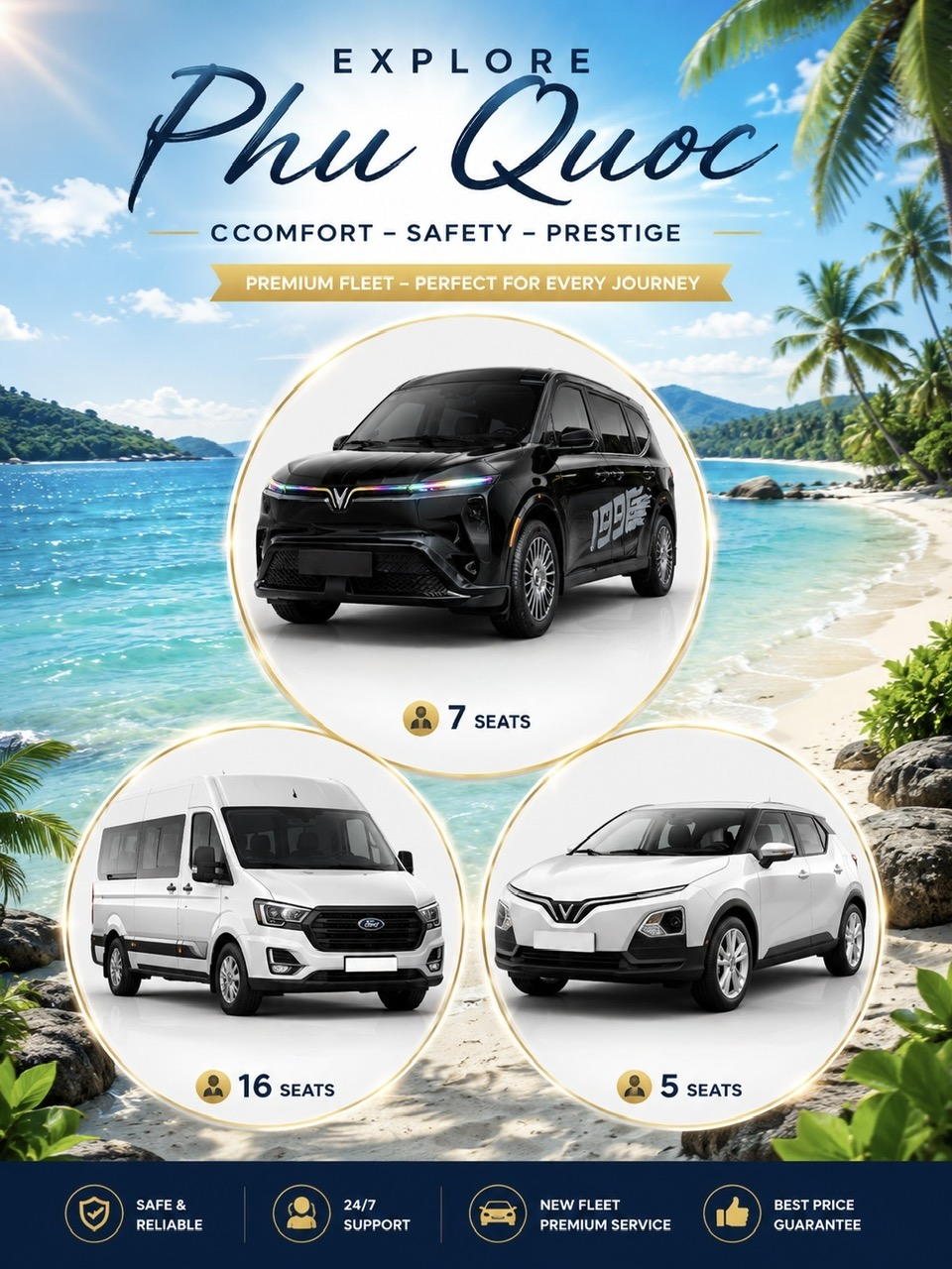 Rent a car with a driver in Phu Quoc